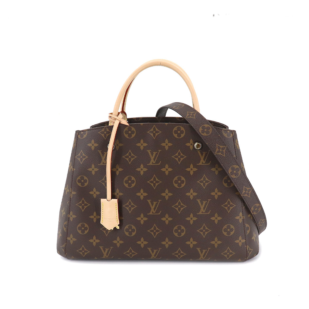 Louis Vuitton Monogram Montaigne MM 2 Way Hand Shoulder Bag